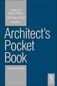 cover of the book Architect's pocket book