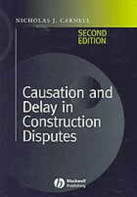 cover of the book Causation and delay in construction disputes