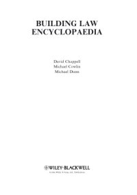 cover of the book Building law encyclopaedia