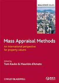 cover of the book Mass appraisal methods : an international perspective for property valuers