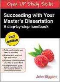 cover of the book Succeeding with your master's dissertation : a step-by-step handbook