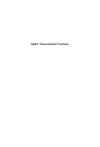 cover of the book Higher transcendental functions 3