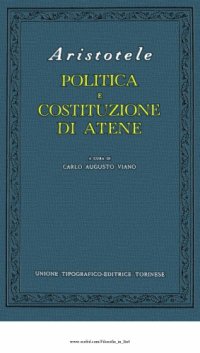 cover of the book Politica e Costituzione di Atene