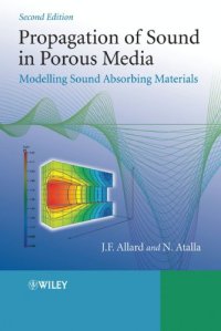 cover of the book Propagation of sound in porous media : modelling sound absorbing materials