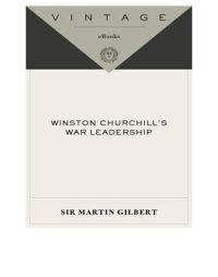 cover of the book Winston Churchill's war leadership