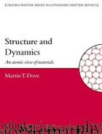 cover of the book Structure and dynamics : an atomic view of materials / [...] XD-US