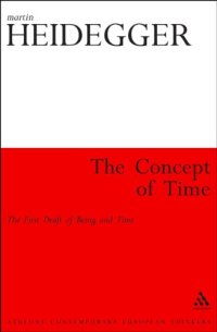 cover of the book The Concept of Time: The First Draft of Being and Time