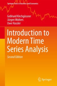 cover of the book Introduction to modern time series analysis