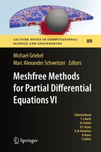 cover of the book Meshfree methods for partial differential equations VI