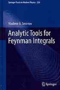 cover of the book Analytic tools for Feynman integrals