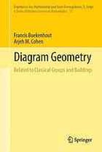 cover of the book Diagram geometry : related to classical groups and buildings