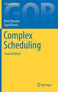 cover of the book Complex Scheduling