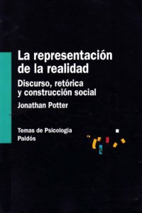 cover of the book La representación de la realidad: discurso, retórica y construcción social