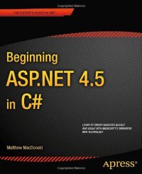 cover of the book Beginning ASP.NET 4.5 in C#