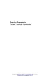 cover of the book Learning Strategies in Second Language Acquisition