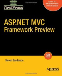 cover of the book ASP.NET MVC Framework Preview