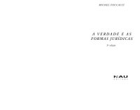 cover of the book A verdade e as formas jurídicas
