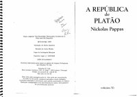 cover of the book A república de Platão