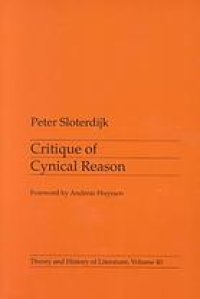 cover of the book Critique of cynical reason