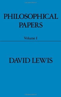 cover of the book Philosophical Papers: Volume I