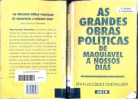 cover of the book As grandes obras políticas de Maquiavel a nossos dias