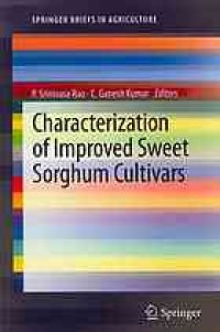 cover of the book Characterization of improved sweet sorghum cultivars