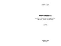 cover of the book Orson Welles : a critical view