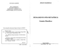 cover of the book Pensamento pós-metafísico : estudos filosóficos