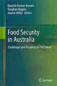 cover of the book Food Security in Australia: Challenges and Prospects for the Future