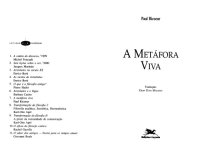 cover of the book A metáfora viva