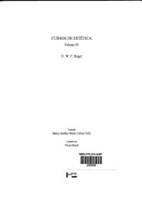 cover of the book Cursos de estetica. Volume IV