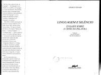 cover of the book Linguagem silencio