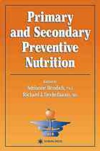 cover of the book Primary and secondary preventive nutrition