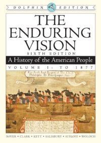 cover of the book The Enduring Vision: A History of the American People, Dolphin Edition, Volume I: To 1877