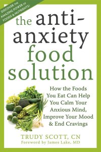 cover of the book The antianxiety food solution: how the foods you eat can help you calm your anxious mind, improve your mood, and end cravings