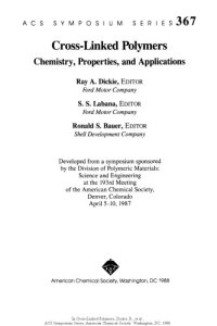 cover of the book Cross-Linked Polymers. Chemistry, Properties, and Applications