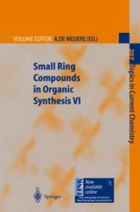 cover of the book Small Ring Compounds in Organic Synthesis VI