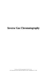 cover of the book Inverse Gas Chromatography. Characterization of Polymers and Other Materials