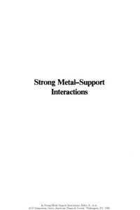 cover of the book Strong Metal-Support Interactions