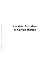 cover of the book Catalytic Activation of Carbon Dioxide