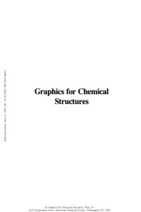 cover of the book Graphics for Chemical Structures. Integration with Text and Data