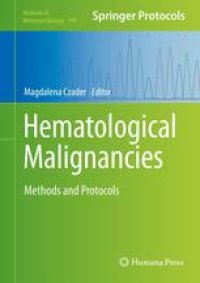 cover of the book Hematological Malignancies