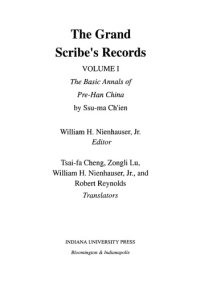 cover of the book The Grand Scribe's Records - Volume I . The Basic Annals of Pre-Han China