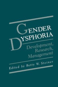 cover of the book Gender Dysphoria: Development, Research, Management