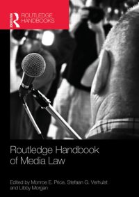 cover of the book Routledge handbook of media law