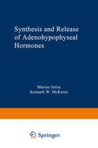 cover of the book Synthesis and Release of Adenohypophyseal Hormones