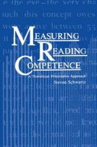 cover of the book Measuring Reading Competence: A Theoretical-Prescriptive Approach