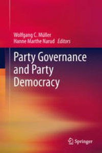 cover of the book Party Governance and Party Democracy