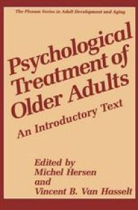 cover of the book Psychological Treatment of Older Adults: An Introductory Text