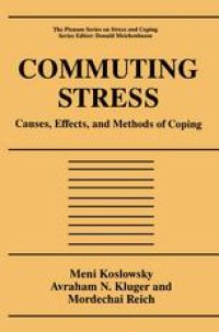 cover of the book Commuting Stress: Causes, Effects, and Methods of Coping